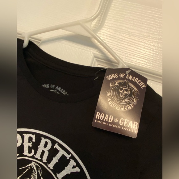 Sons of Anarchy Women Graphic Tee T-shirt Black Fitted NWT Size small - Picture 2 of 7